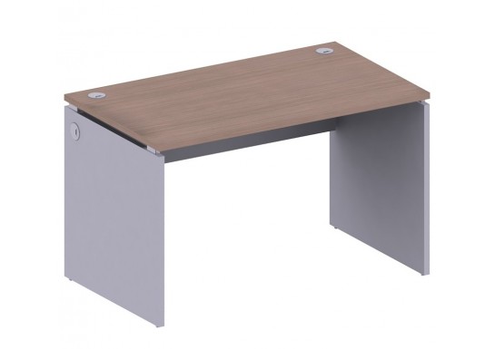 Стол письменный, цв. дуб онтарио и серый, 1200x700x740 мм